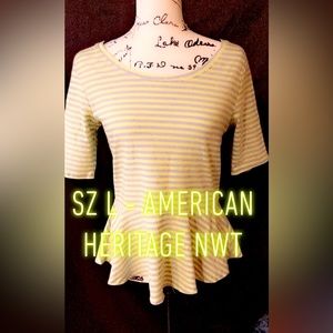 NWT! Size LARGE. Still crisp from the store.